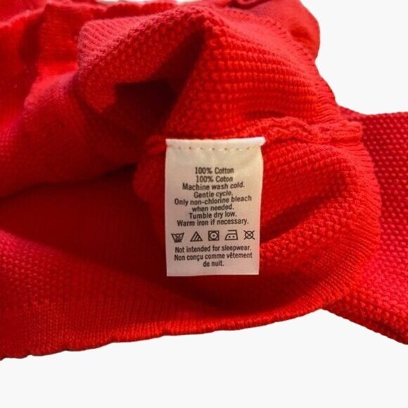JANIE and JACK Cardigan Bow Sweater Red Size 6 - 9 Months New without Tags Holid - Picture 6 of 6